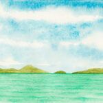 Watercolor Painting Thursday Island 001