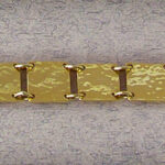 Jewelry Bracelet Yellow Gold Squares