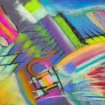 Pastel Painting Abstract Expressive 2