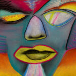 Pastel Painting Homage to Paschke