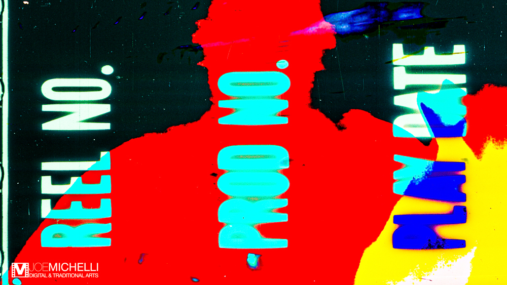 Digital Graphic Psychedelic Imagery Captured from Video Art Disconnected Series "Play Date"